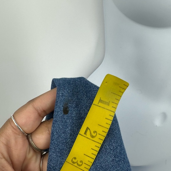 Vintage Y2K Denim Midi Dress Size 24W Plus Size Early 2000s Festival Rodeo - Picture 4 of 9